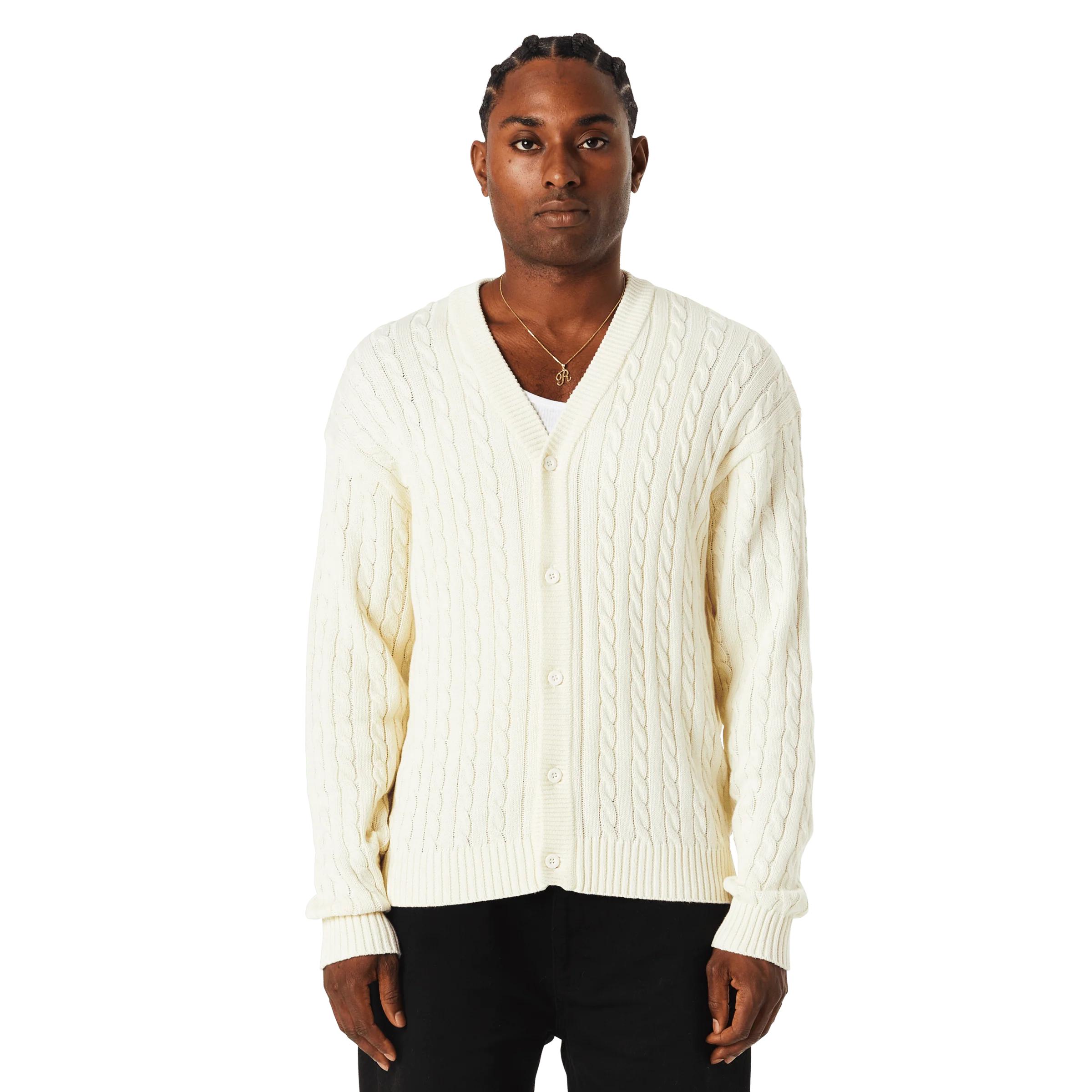 Triple Triangle Jacquard Cardigan - Image 11