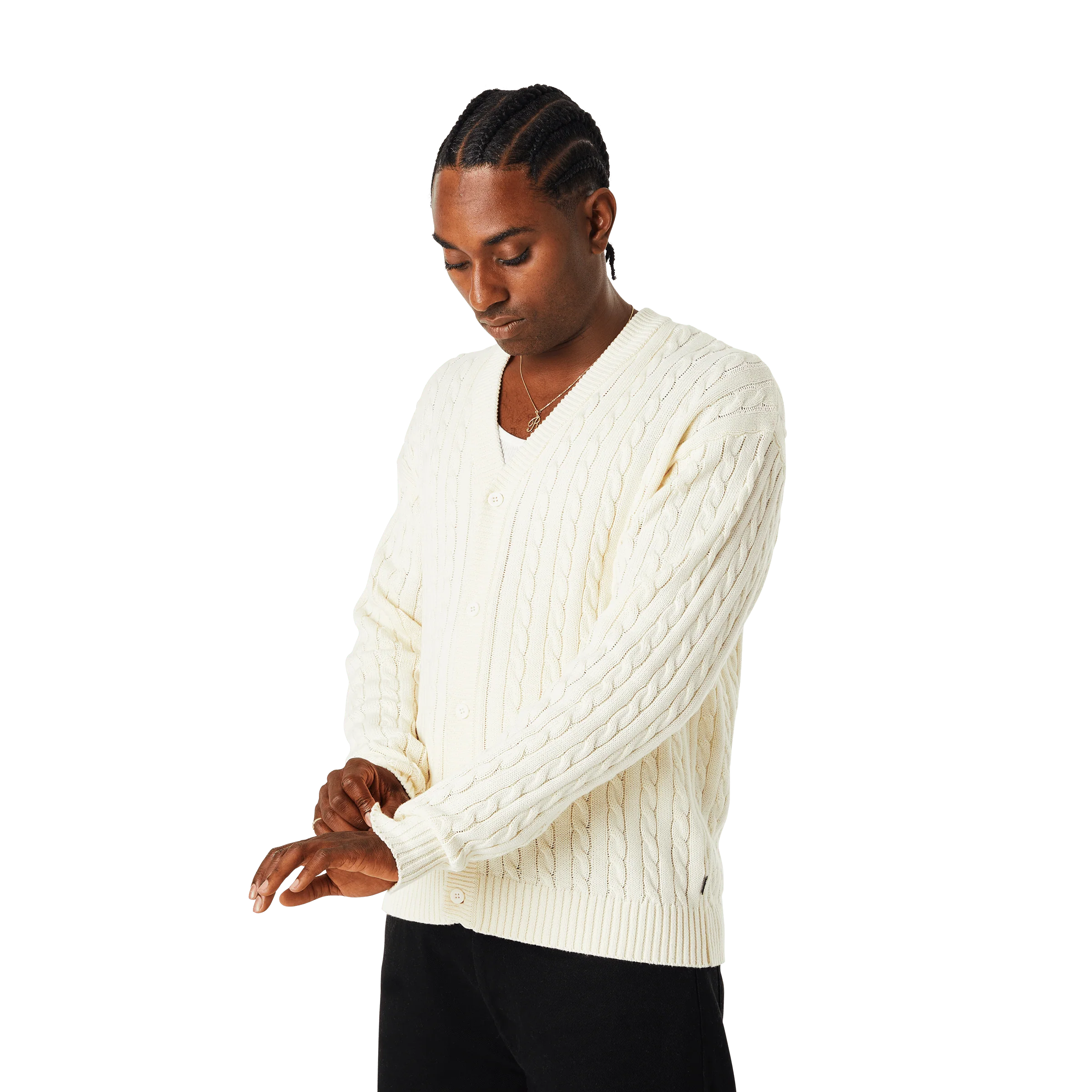 Triple Triangle Jacquard Cardigan - Image 12
