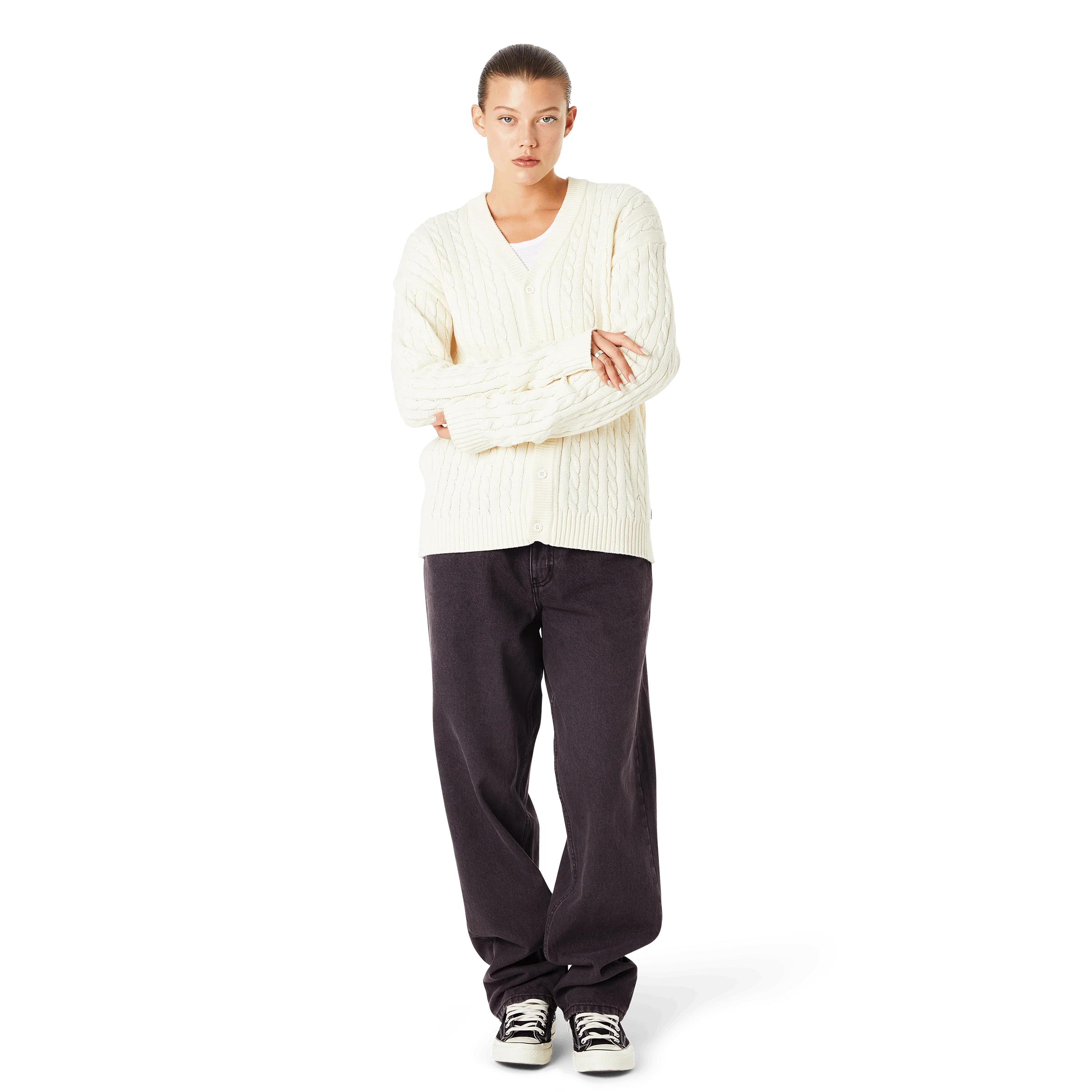 Triple Triangle Jacquard Cardigan - Image 14
