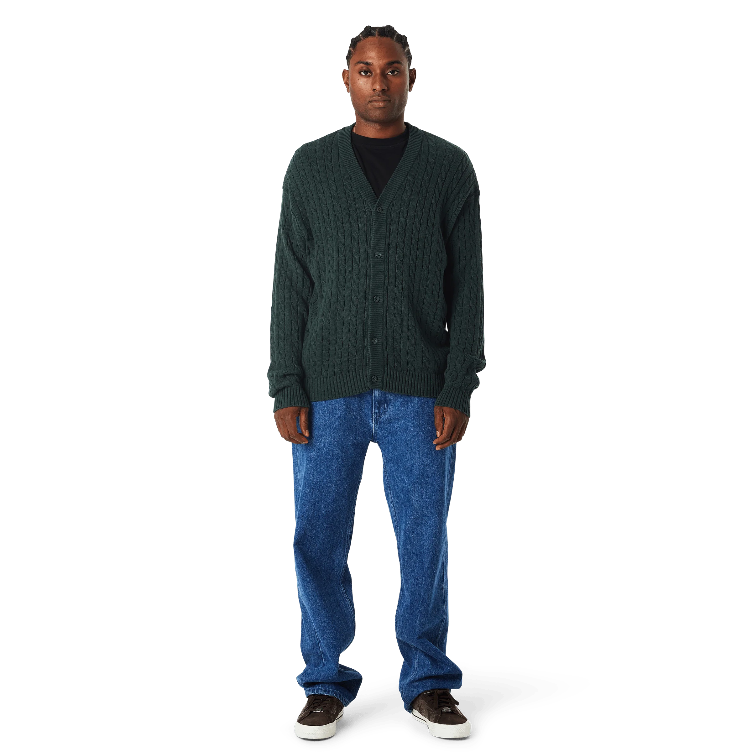 Triple Triangle Jacquard Cardigan - Image 6
