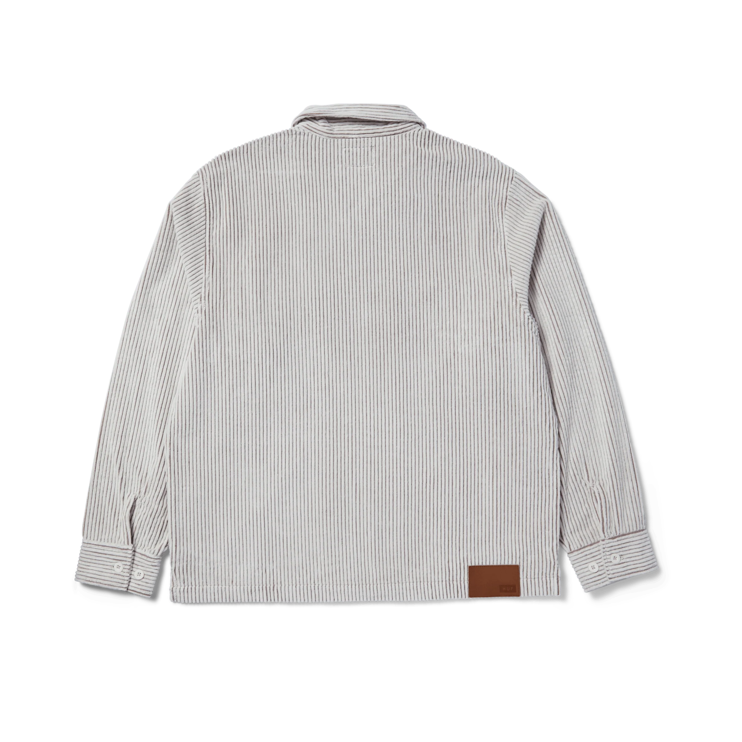 Two Tone Corduroy Zip Shacket - Image 2