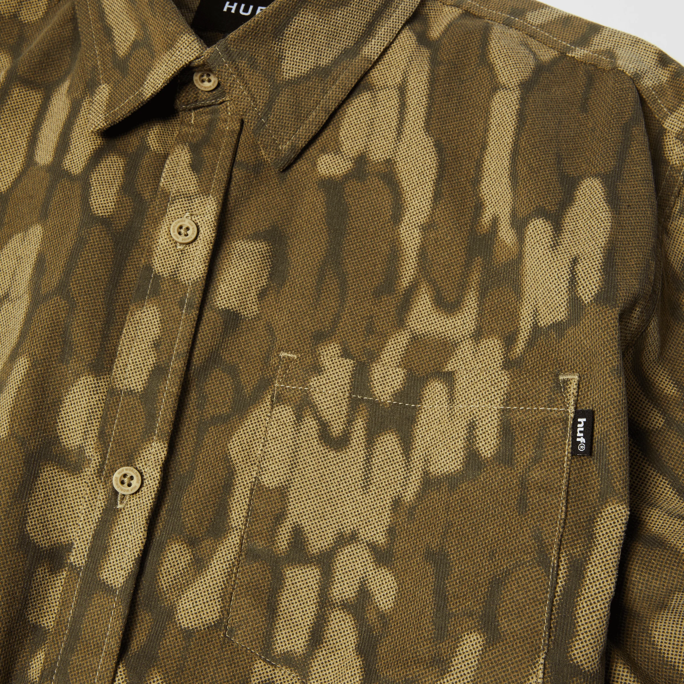 Warped Camo Corduroy Shirt - Image 3
