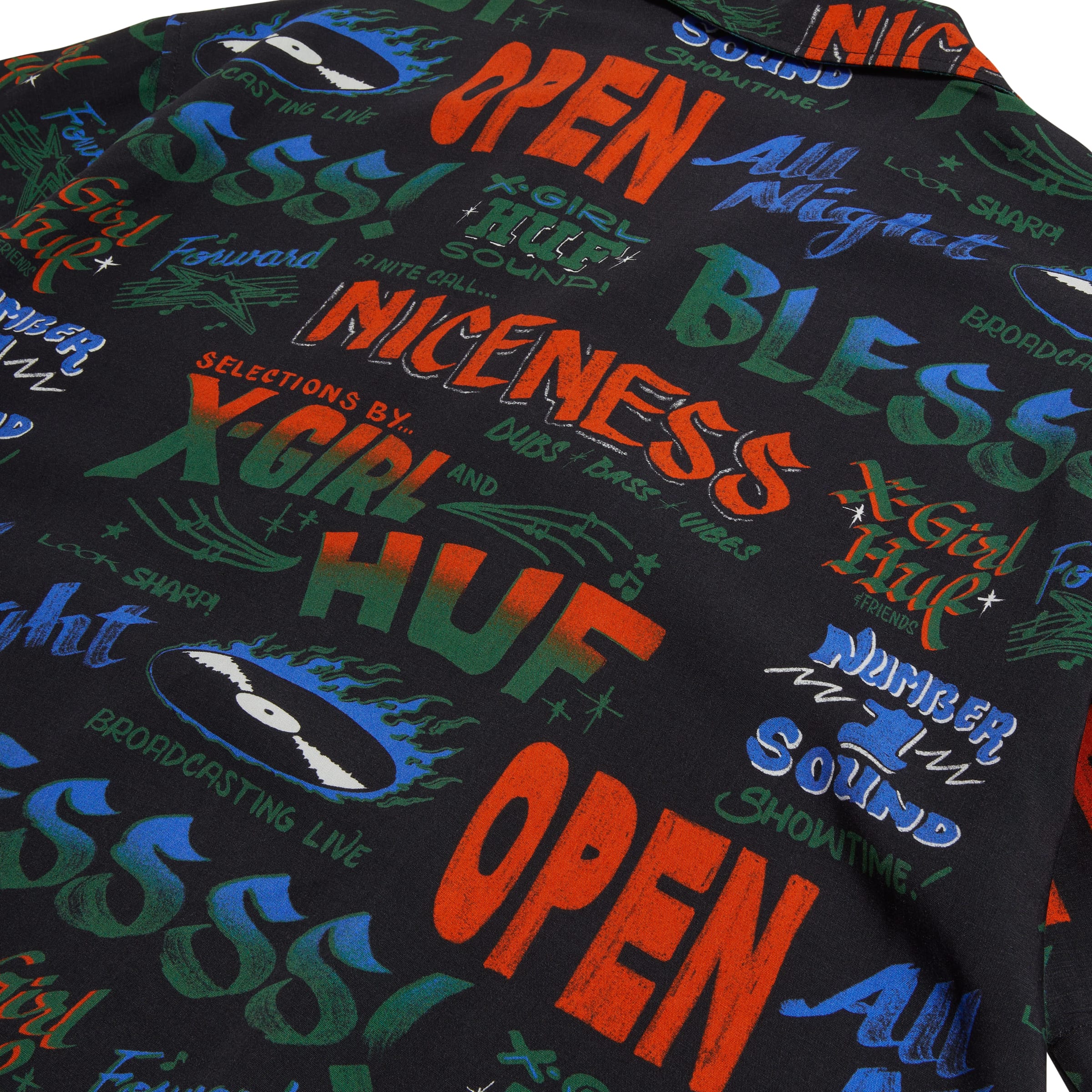 X-Girl x Huf Sound Resort Top - Image 4